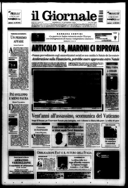 Il giornale : quotidiano del mattino